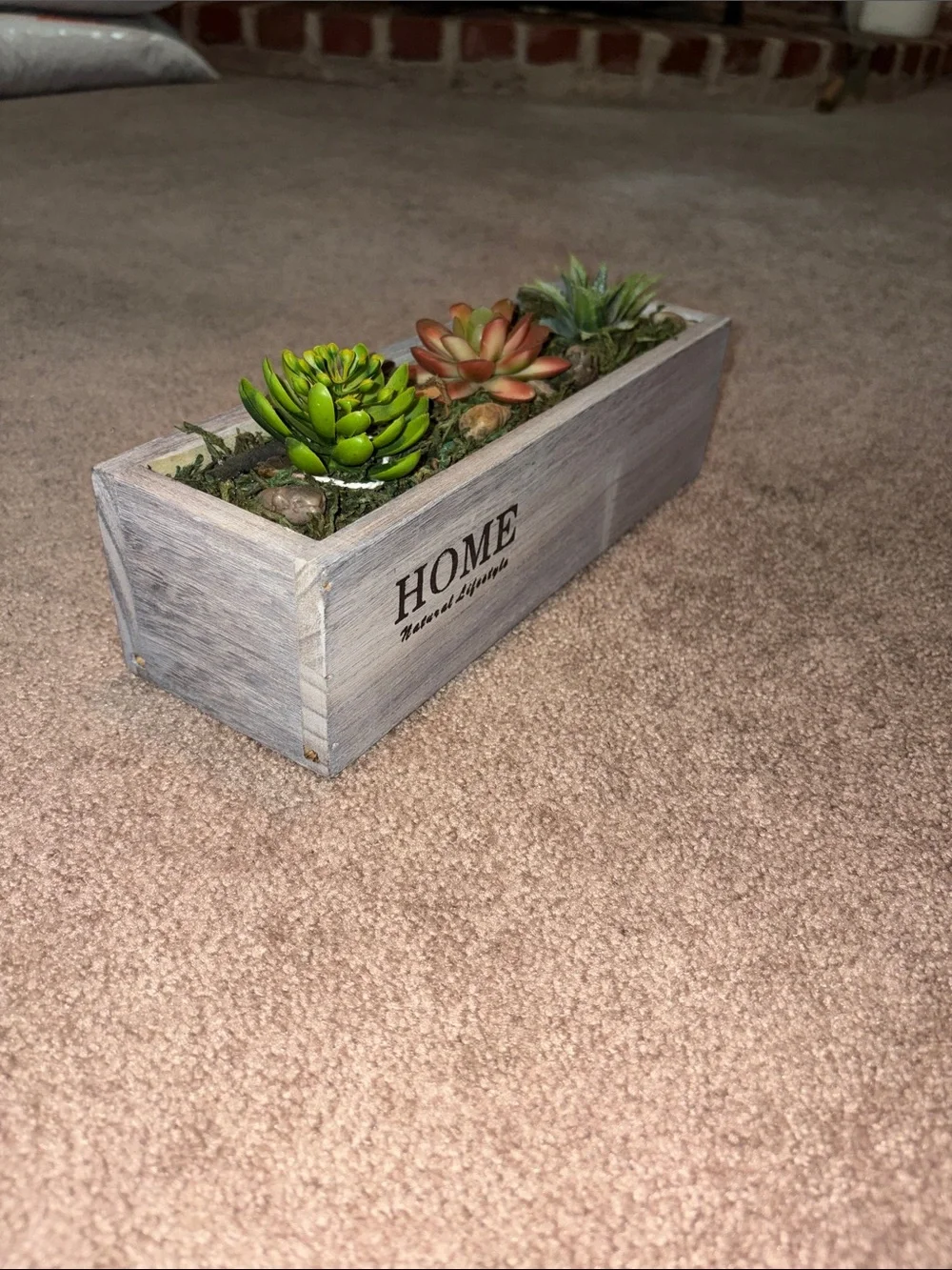 Threshold wooden rectangular